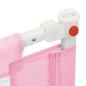 Preview: Kleinkind-Bettschutzgitter Rosa 120x25 cm Stoff