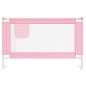 Preview: Kleinkind-Bettschutzgitter Rosa 120x25 cm Stoff
