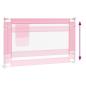 Preview: Kleinkind-Bettschutzgitter Rosa 120x25 cm Stoff