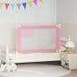 Preview: Kleinkind-Bettschutzgitter Rosa 120x25 cm Stoff