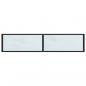 Preview: Konsolentisch Weiß Marmor-Optik 160x35x75,5 cm Hartglas