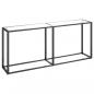 Preview: Konsolentisch Transparent 180x35x75,5 cm Hartglas