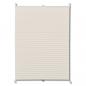 Preview: Plissee Faltrollo Rollo Plisseerollo 40x125cm Creme