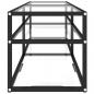 Preview: TV-Schrank Transparent 140x40x40,5 cm Hartglas