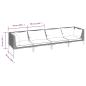 Preview: 4-tlg. Garten-Lounge-Set mit Kissen Poly Rattan Dunkelgrau