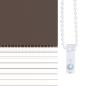 Preview: Doppelrollo 40 x 100 cm Kaffeebraun