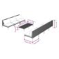 Preview: 8-tlg. Garten-Lounge-Set mit Kissen Poly Rattan Dunkelgrau
