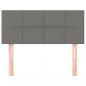 Preview: Kopfteil Dunkelgrau 90x5x78/88 cm Stoff