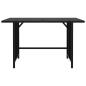 Preview: 9-tlg. Garten-Lounge-Set mit Kissen Poly Rattan Schwarz