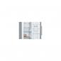 Preview: Bosch KAN95VLEP Europäischer Side-by-Side (KSV36VLDP+GSN36VLEP+KSZ39AL00), 120cm breit, 588l, SuperKühlen, FreshSense, Edelstahl-Optik