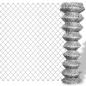 Preview: ARDEBO.de - Maschendrahtzaun Verzinkter Stahl 15x1,25 m Silbern