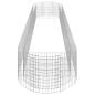 Preview: Gabionen-Hochbeet Verzinktes Eisen 500x100x50 cm
