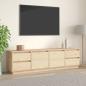 Preview: ARDEBO.de - TV-Schrank 176x37x47,5 cm Massivholz Kiefer