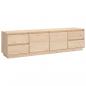 Preview: TV-Schrank 176x37x47,5 cm Massivholz Kiefer
