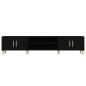Preview: TV-Schrank Schwarz 180x31,5x40 cm Holzwerkstoff