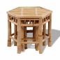 Preview: Gartenhocker 3 Stk. Bambus