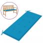 Preview: Gartenbank-Auflage Blau 120x50x3 cm Oxford-Gewebe
