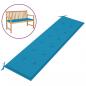 Preview: Gartenbank-Auflage Blau 180x50x3 cm Oxford-Gewebe