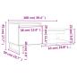 Preview: Couchtisch Grau Sonoma 100x50x45 cm Holzwerkstoff