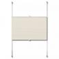 Preview: Plissee Faltrollo Rollo Plisseerollo 100x150cm Creme