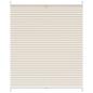 Preview: Plissee Faltrollo Rollo Plisseerollo 100x125cm Creme