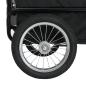 Preview: ARDEBO.de - 2-in-1 Fahrradanhänger für Hunde und Buggy Grau and Blau