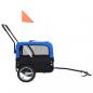 Preview: 2-in-1 Fahrradanhänger für Hunde und Buggy Grau and Blau