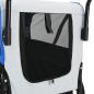 Preview: 2-in-1 Fahrradanhänger für Hunde und Buggy Grau and Blau