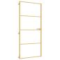 Preview: Innentür Schlank Golden 93x201,5 cm Hartglas und Aluminium
