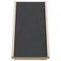 Preview: Hunderampe Grau 70x35 cm Massivholz Tanne