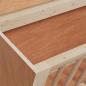 Preview: Heuraufe für Kaninchen 37x18,5x23 cm Massivholz Tanne
