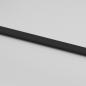 Preview: Schiebetür Schwarz 90x205 cm Hartglas und Aluminium