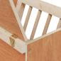Preview: Heuraufe für Kaninchen 25x18,5x20,5 cm Massivholz Tanne