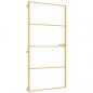 Preview: Innentür Schlank Golden 102,5x201,5 cm Hartglas und Aluminium
