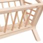 Preview: Heuraufe für Kaninchen 44x33x33 cm Massivholz Tanne
