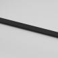 Preview: Schiebetür Schwarz 76x205 cm Hartglas und Aluminium
