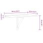 Preview: Wand-Klapptisch Grau Sonoma 100x60x56 cm Holzwerkstoff