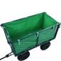 Preview: Gartenwagen-Einlage Grün Stoff