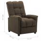 Preview: Relaxsessel Braun Stoff