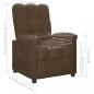 Preview: Relaxsessel Braun Stoff