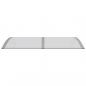 Preview: Türvordach Grau 150x75 cm Polycarbonat