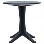 Preview: Gartentisch Anthrazit 70 cm Kunststoff