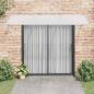 Preview: Türvordach Grau 300x75 cm Polycarbonat