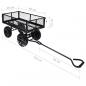 Preview: Gartenwagen Schwarz 250 kg