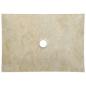 Preview: Waschbecken 50x35x12 cm Marmor Cremefarben