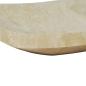 Preview: Waschbecken 50x35x12 cm Marmor Cremefarben