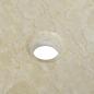 Preview: Waschbecken 50x35x12 cm Marmor Cremefarben
