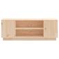 Preview: TV-Schrank 110x35x40,5 cm Massivholz Kiefer