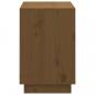 Preview: Schuhregal Honigbraun 110x34x52 cm Massivholz Kiefer