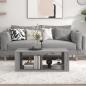 Preview: ARDEBO.de - Couchtisch Grau Sonoma 100x50x36 cm Holzwerkstoff